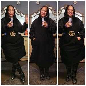 Elegant Black Midi Dress